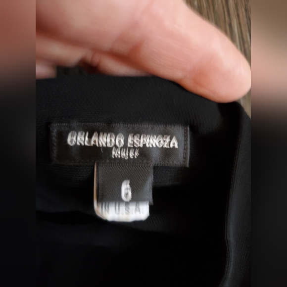 Sz 6 Orlando Espinoza dress with cutout back - Picture 2 of 4